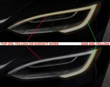 Tesla Model S 2016-2021 Headlights Complete DRL repair kit set for left + right